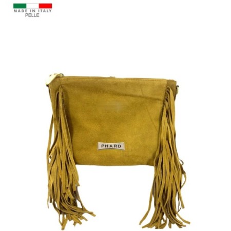 Borsa donna PHARD MADE IN ITALY in pelle camoscio