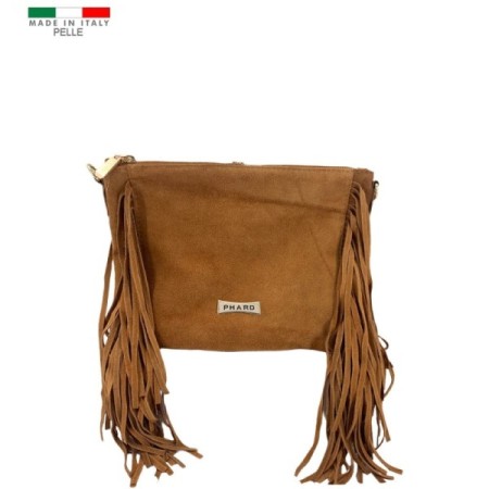 Borsa donna PHARD MADE IN ITALY in pelle camoscio