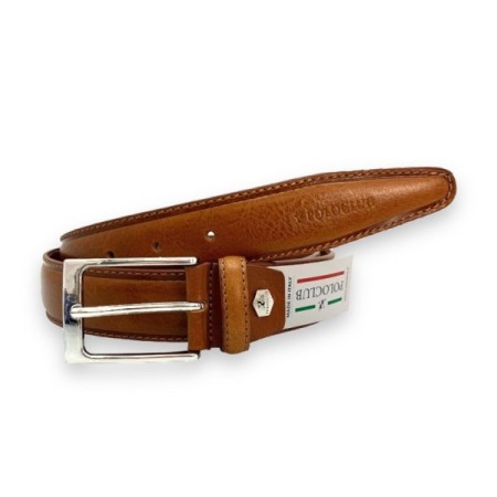 Cintura uomo in pelle Made in Italy Poloclub  35 mm