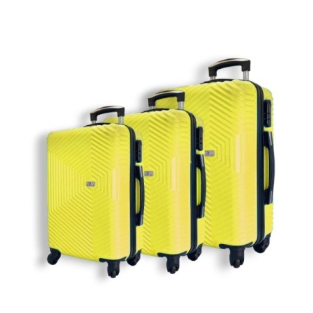 Set trolley POLOCLUB 3 pezzi - Giallo