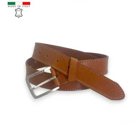 Cintura uomo in pelle Made in Italy Poloclub  35 mm