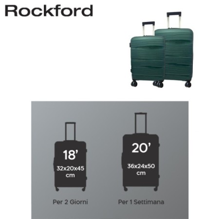 Trolley ROCKFORD set 2 pezzi